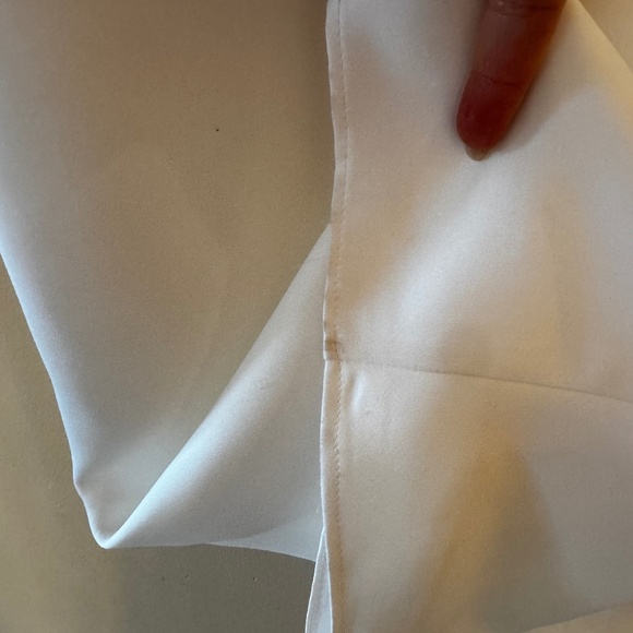 Sau Lee Brandi Gown in White - One-shoulder draped corset maxi dress - Picture 12 of 13